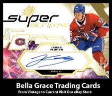 2023-24 SPX Jesse Ylonen #SS-JY Montreal Canadiens Superscripts Gold Auto /25 