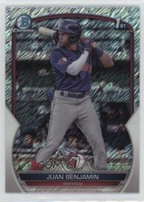 2023 Bowman Chrome Prospects Shimmer Refractor Juan Benjamin #BCP-151 12yh