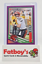 2025 Panini Score Joe Flacco Supplemental Premium Purple Base LP Card