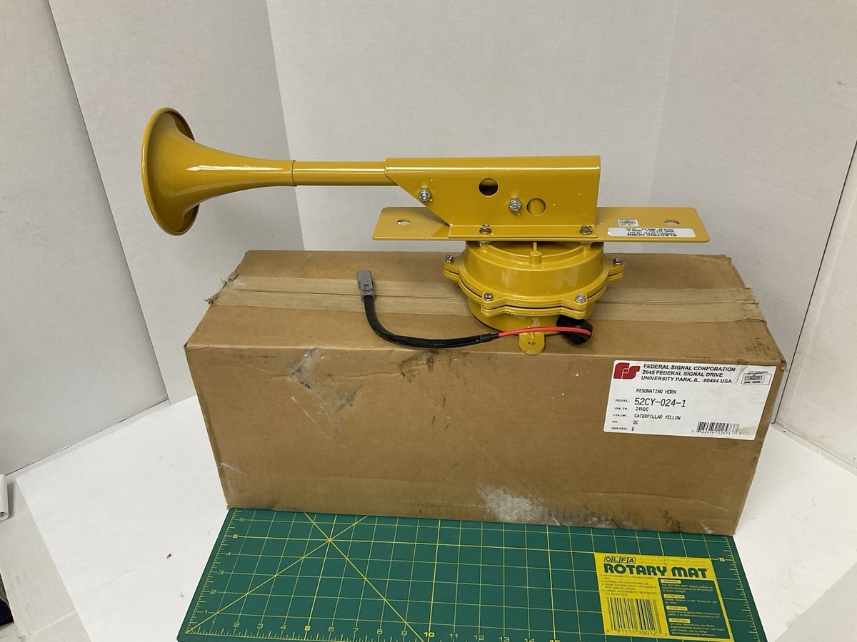 Federal Signal 52C-024-1, SERIES B Resonating Horn 24VDC, AMPS 4.0