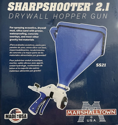 Marshalltown SharpShooter 2.1 Drywall Hopper Spray Gun SS21