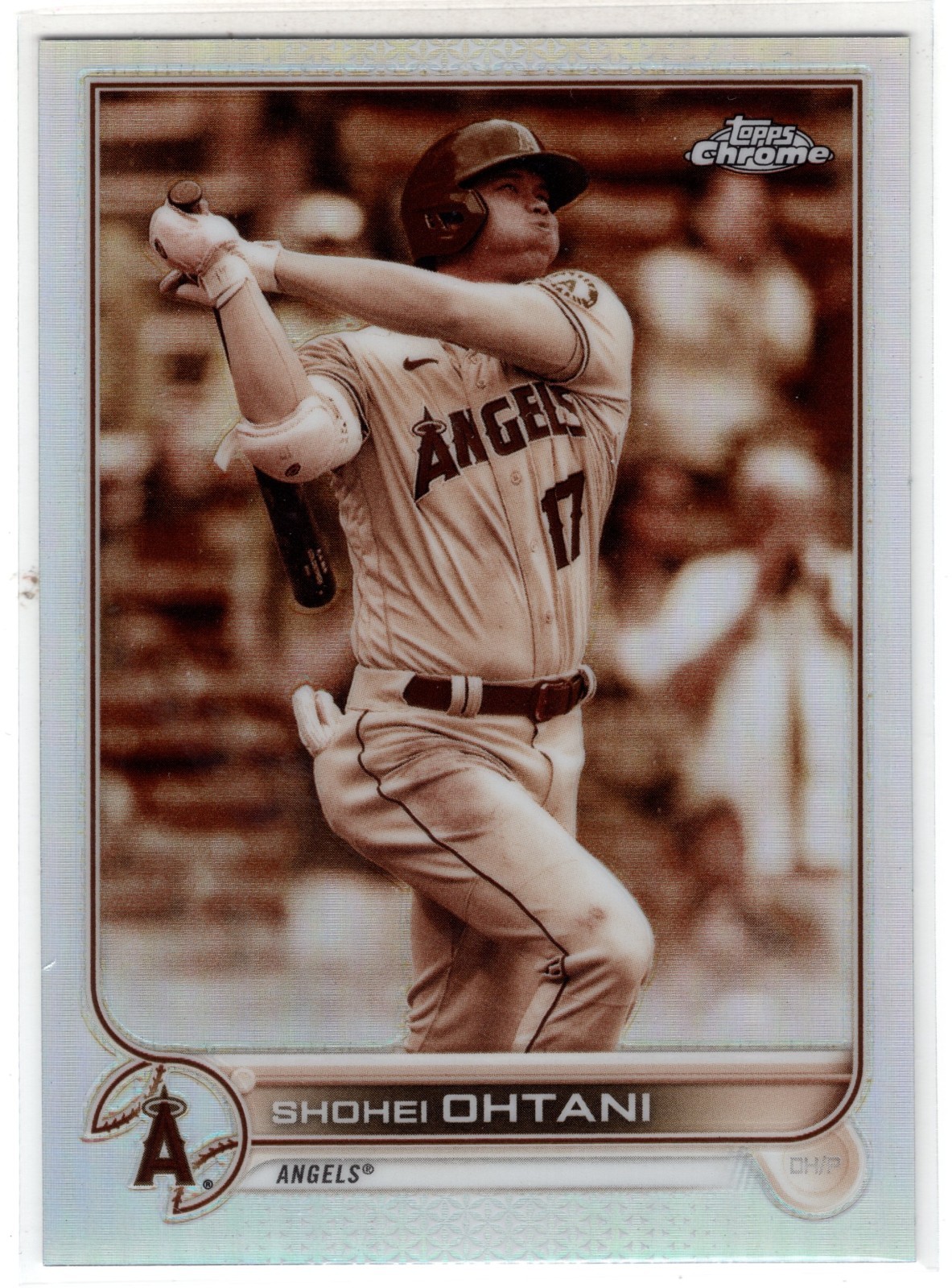 2025 Topps Chrome Shohei Ohtani #1 Sepia Refractor