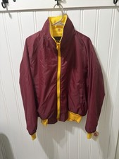 Vtg 80s Deadstock Westwind Sportswear Nylon Bomber Jacket Mens L USA Made