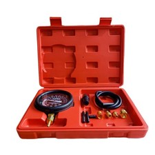 Automotive Fuel Pump Pressure Gauge Vacuum Tester Kit for Carburetor Cars