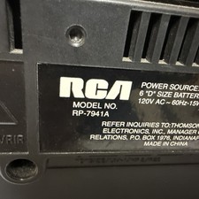 RARE RCA Digital CD/AM/FM Radio Portable Boombox RP-7941A-Fixer Upper Cassette