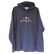 Image of Scotch & Soda Cotton Hoodie Purple Sky Size XL New
