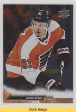 2022-23 Upper Deck Extended Series Silver Foil Justin Braun #605 READ 8tn