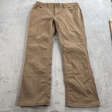 Ariat Pants Mens 33x30 Brown Rebar M7 DuraStretch Straight Leg Workwear Canvas