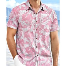 Classic Palm Tree Hawaiian Shirts for Men, Women, and Kids Tropical Beach Top