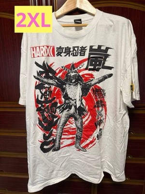 HARDCORE CHOCOLATE Transform Ninja Arashi T Shirt 2XL White Red Black