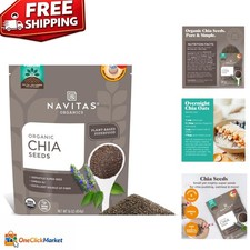 Versatile Organic Chia Seeds - Gluten Free Energy Boost for Healthy Recipes