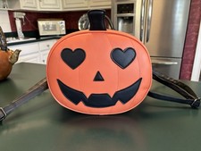 Jack-O'-Lantern Mini Zaino Occhi Cuore Halloween Autunno Zucca Argomento Caldo