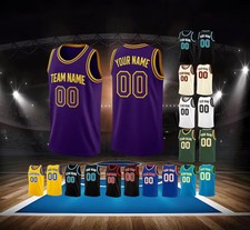 Custom Personalized Basketball Jersey Any Name Number Gift