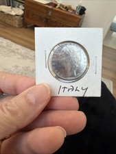 WORLD COIN SALE-1989  ITALY 100 LIRE STAINLESS STEEL COMPOSITION COIN LUSTER