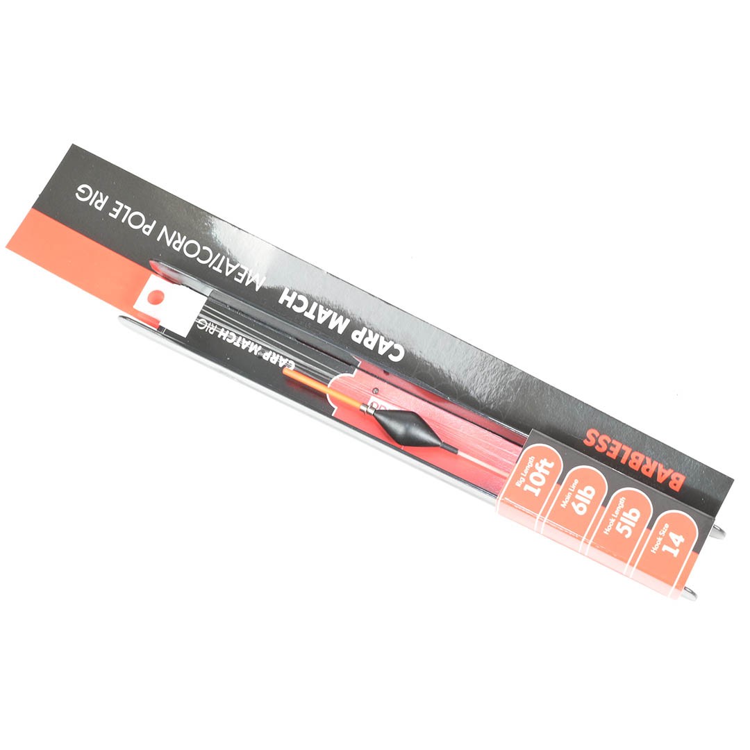 Leeda Carp Match Pre-Tied Pole Rig Meat/Corn 6lb Size