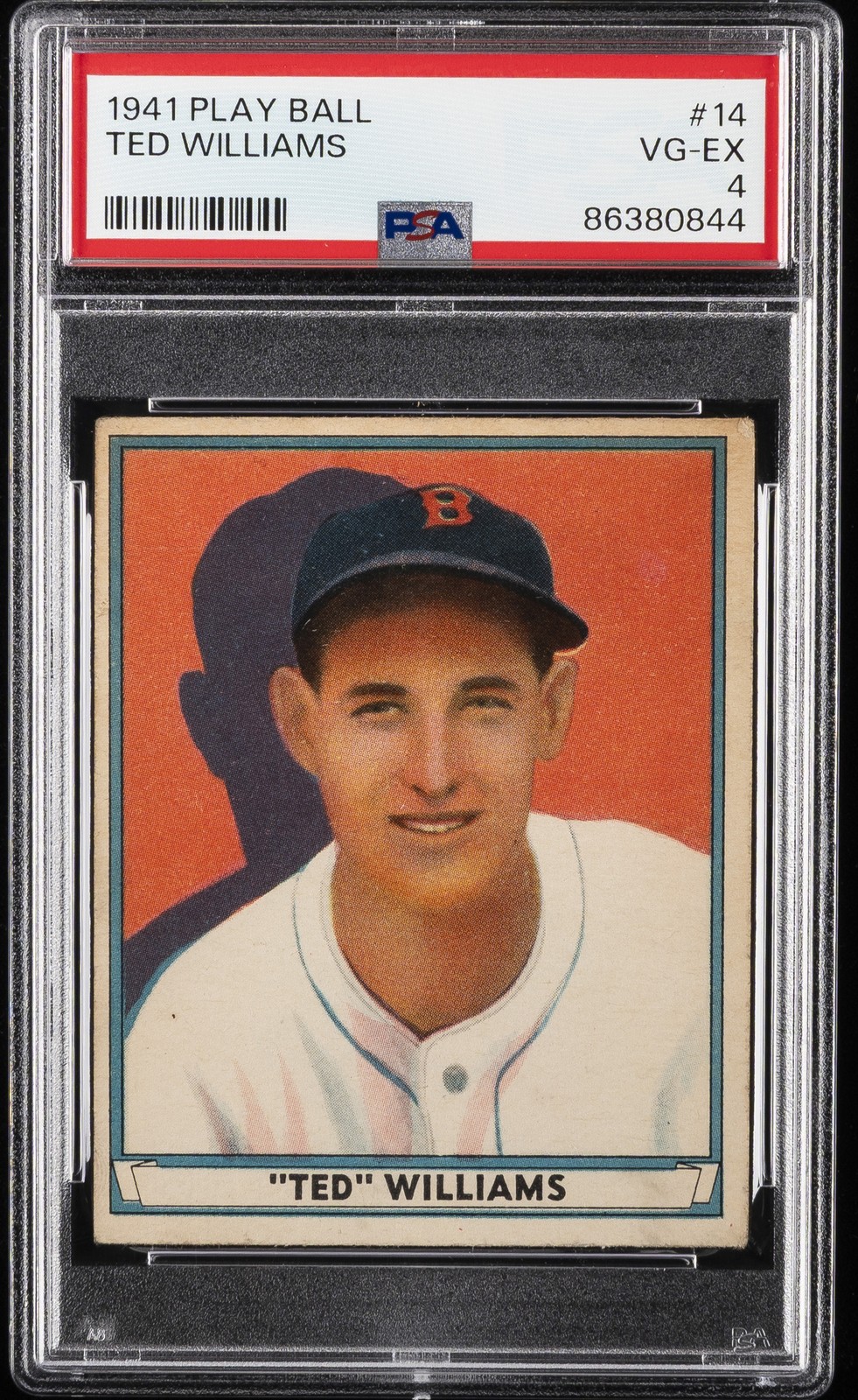 1941 PLAY BALL #14 TED WILLIAMS PSA 4