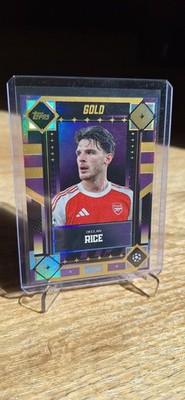 Topps UCC Gold 25/26 Declan Rice 1/50 FC. Arsenal London
