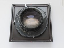 Wollensak Velostigmat Series II 12  f/4.5 Lens With 6x6 Metal Board Large Format