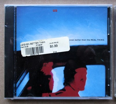 U2 EVEN BETTER THAN THE REAL THING CD SINGLE Sealed Original