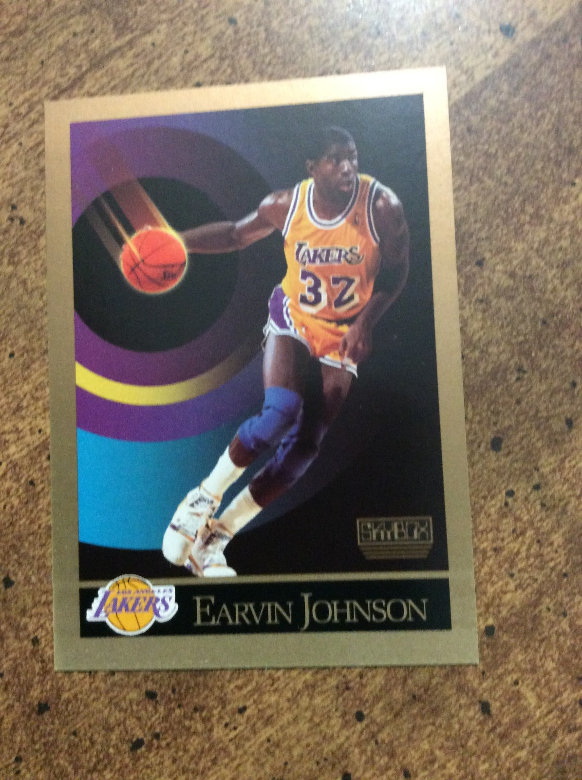1990-91 SkyBox #138 Earvin Johnson, Lakers   nm