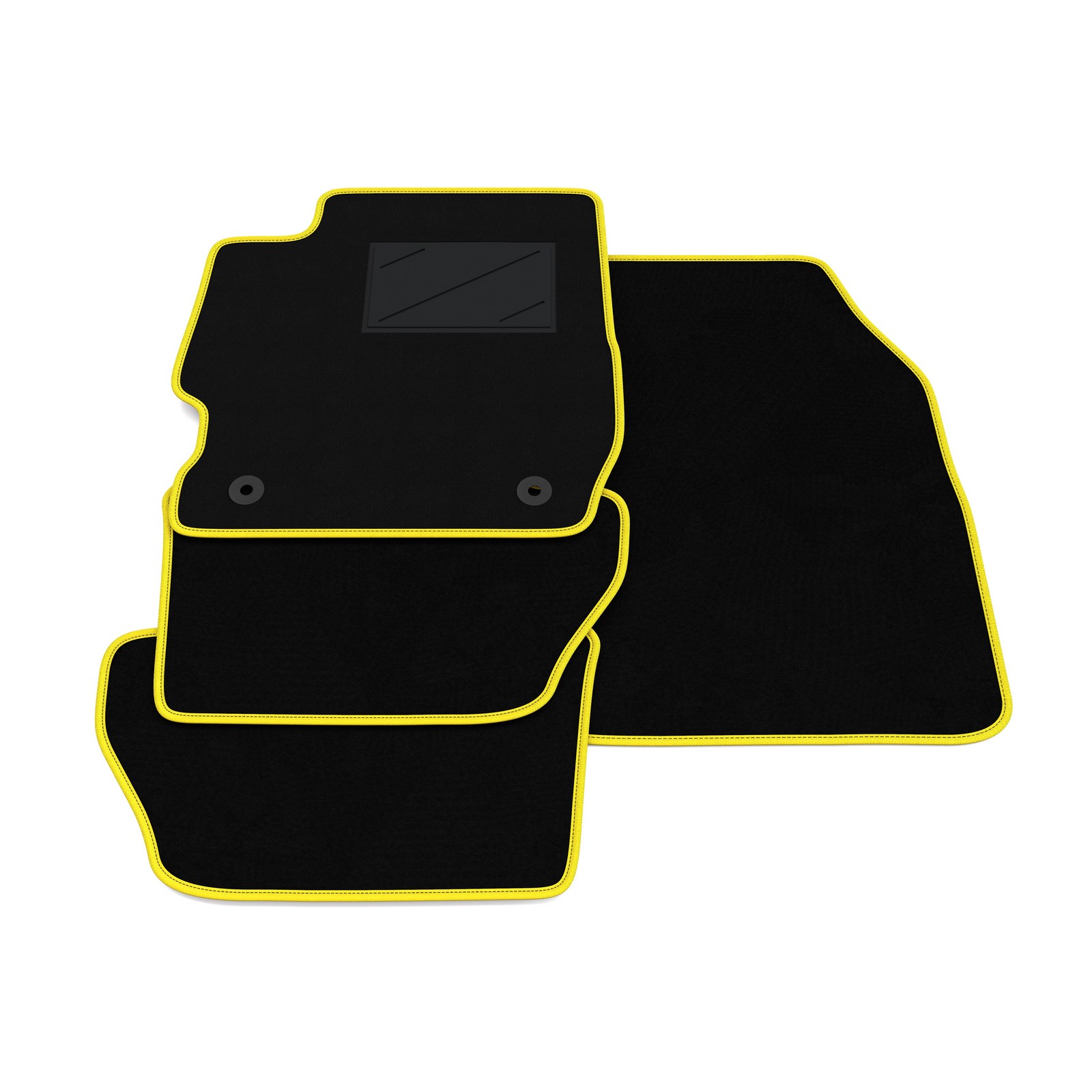 Tapis de sol Ford KA+ 2016-2022 étanches en caoutchouc avec rebords hauts