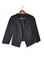 Express Open Front Stretch Blazer In Black Size 6