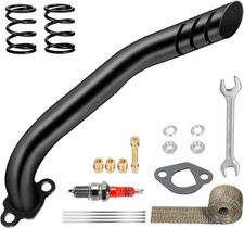 212Cc Exhaust Pipe Kit Compatible with Predator 212 196Cc 224Cc Coleman Mini Bik