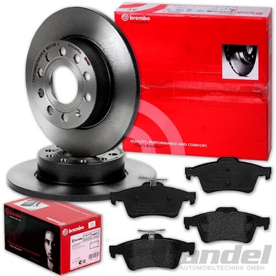 brembo BREMSSCHEIBEN 280mm + BELÄGE HINTEN passend für FORD C-MAX 2 GRAND C-MAX