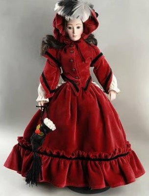 Franklin Heirloom  Louisa May Alcot  Little Women Porcelain Doll