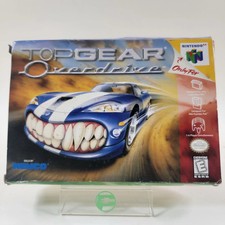 Top Gear Overdrive Nintendo 64 1998 Cib