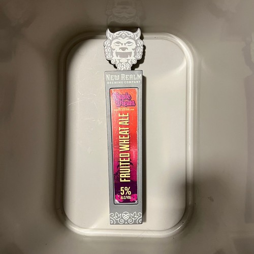 New Realm Brewing Company Tropic Dream Fruited Wheat Ale Beer Tap Handle keg