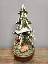 Anri Thorens Movement "O Christmas Tree" Switzerland Music Box 13"