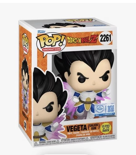 Funko Pop! Dragon Ball Z 2261 Vegeta (Galick Gun) Exclusive + Protector PreSale