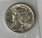 1943 Mercury Dime Winged Liberty Head 90% Silver