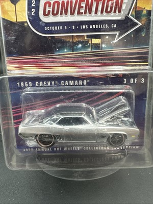 2022 Hot Wheels SILVER 1969 CHEVY CAMARO 36th LAX Convention 1/3 Combine Shippin