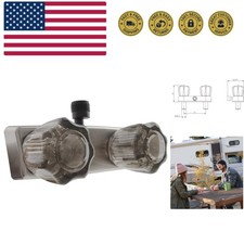 DF-SA100S-SN RV/Motorhome/Trailer Shower Faucet Valve Diverter with Smoked Ac...