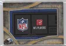 2014 Topps Five Star Laundry Tag 1/1 Eric Ebron #FSLT-EE Patch Tag u0h