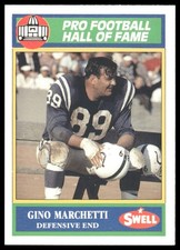 Gino Marchetti 1990 Swell Greats #94 Baltimore Colts