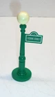 Fisher Price Little People Sesame Street Sign Lamppost Light Lamp Post Vintage