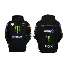 Retro Monster Energy Racing Sport Hoodie S-5XL