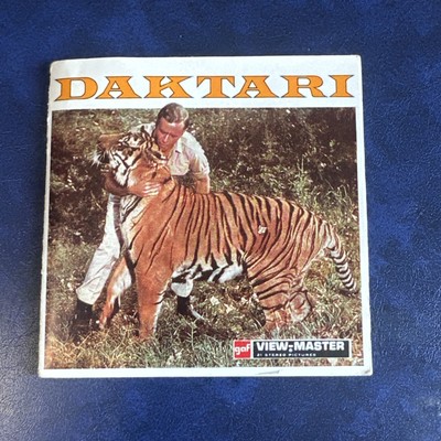 DAKTARI Dr Tracy Viewmaster 3 Rollen Set Booklet Tiere Afrika