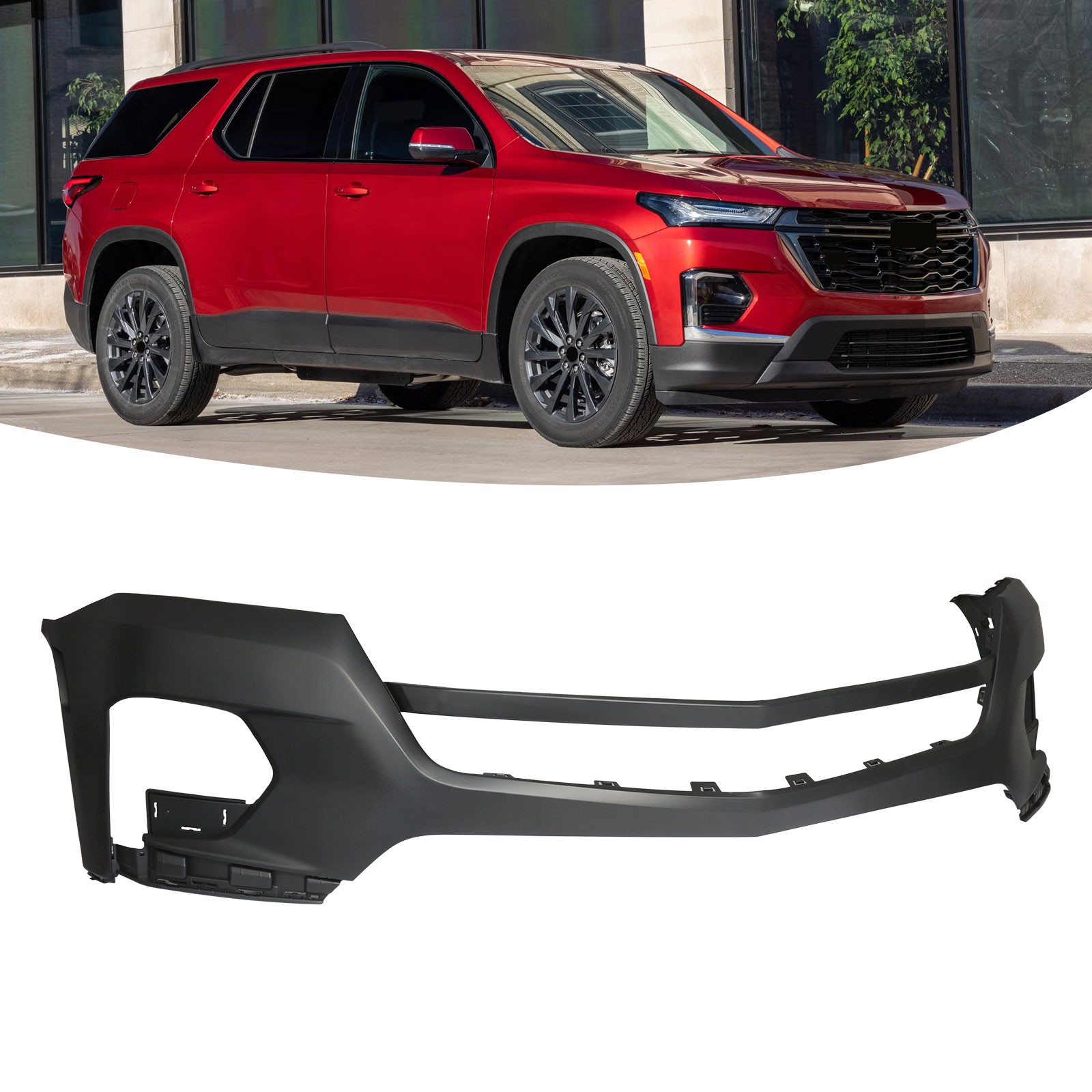 Front Bumper Cover For 2022-2023 Chevy Traverse Limited 2024 86514578 ...