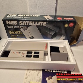 NES Satellite Remote Control Module Original Nintendo Complete CIB [CLEAN BOX]