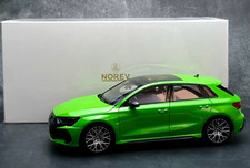 NOREV 1/18 Audi RS 3 2025 Green RS3 Diecast Car Model 188390