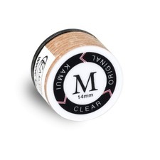 Clear Original Laminated Pool Billiard CUE TIP - 1 pc Medium, 14 mm 