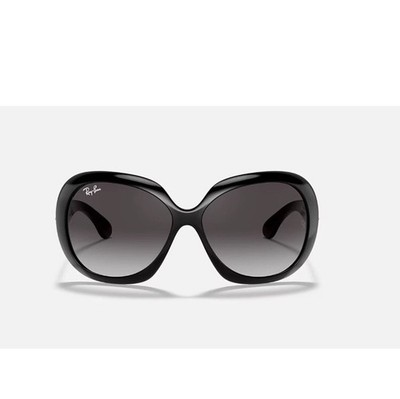 New Ray-Ban Jackie Ohh II Black / Grey Gradient 60 mm Sunglasses RB4098