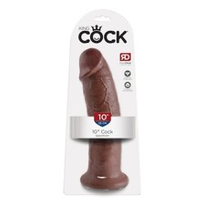 King Cock 10" Cock With suction cup - Large Realistic Dildo Dong