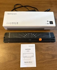 Beixtopopo SL266 White 260 A4 Hot And Cold Laminator With Paper Cutter