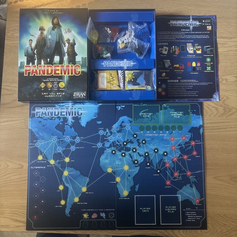 Pandemic Z-Man Games by Matt Leacock. Complete. 2021 Edition.