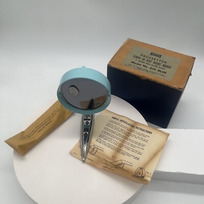 Pace Setter 1950 s Tribar Car Mirror Set New In Box W/ Instructions And Hardware